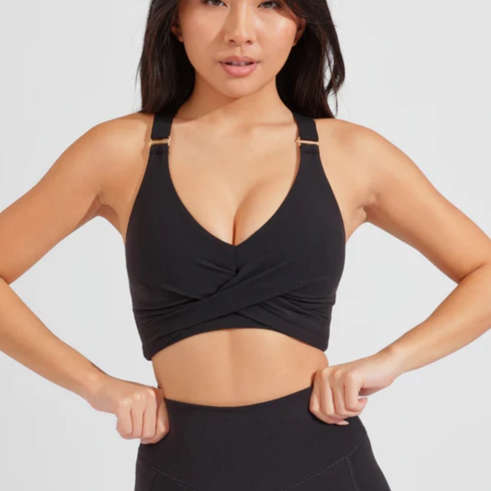 Buffbunny Candy Wrap Bra: Onyx Black XS
